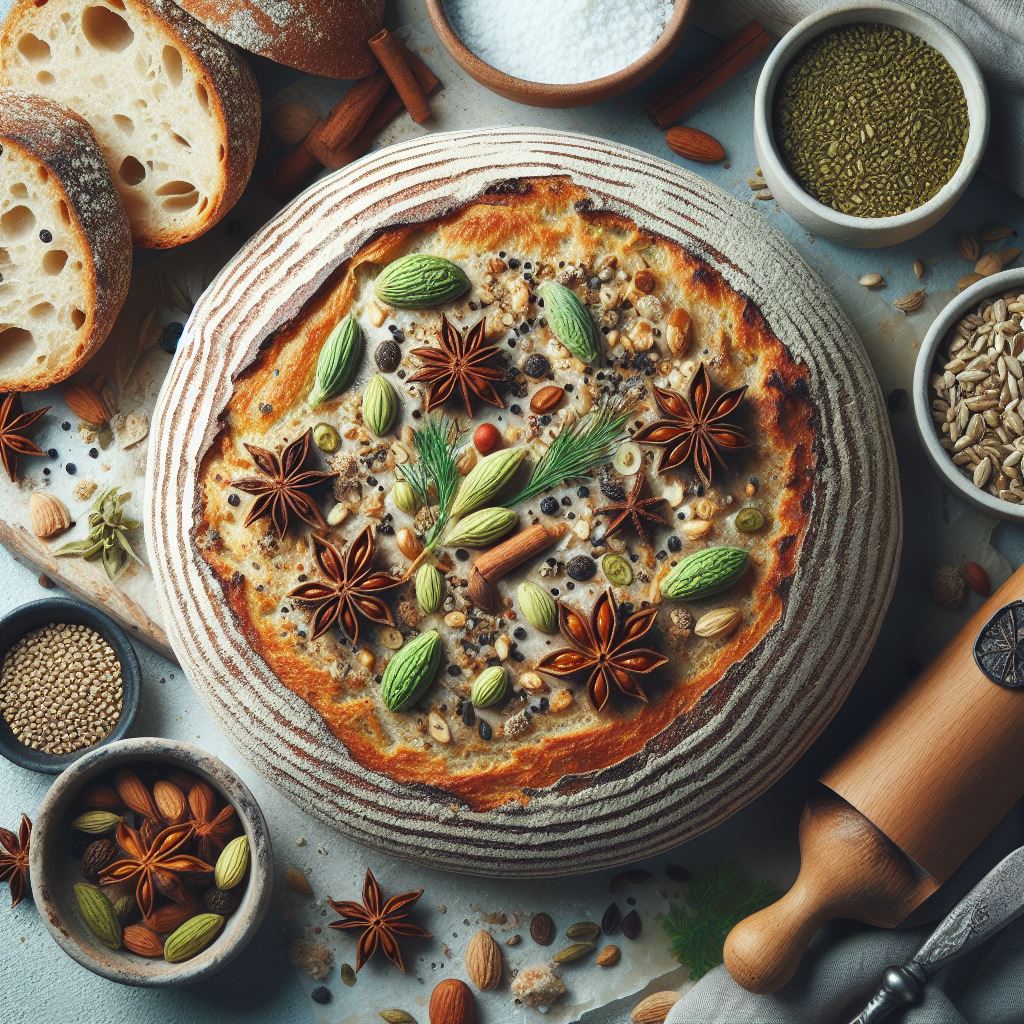please provide image for Cardamom & Coriander Crust Sourdough recipe