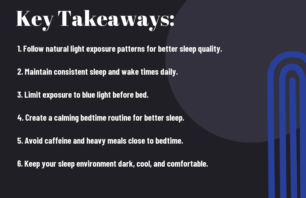 Aligning with Your Circadian Rhythm for Optimal Sleep