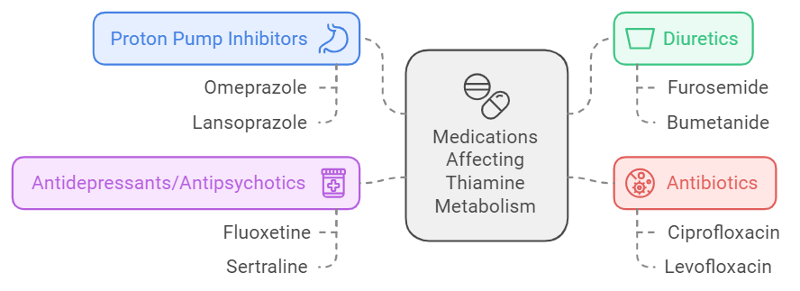 Thiamine: How Common Medications May Be Secretly Depleting Your Brain's Vitamin B1 2 Thiamine