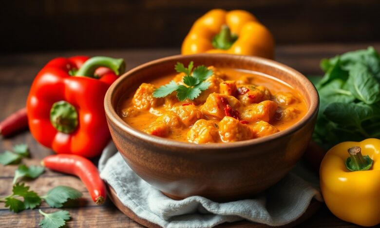 Vegan Recipe- Sweet potato & peanut curry.