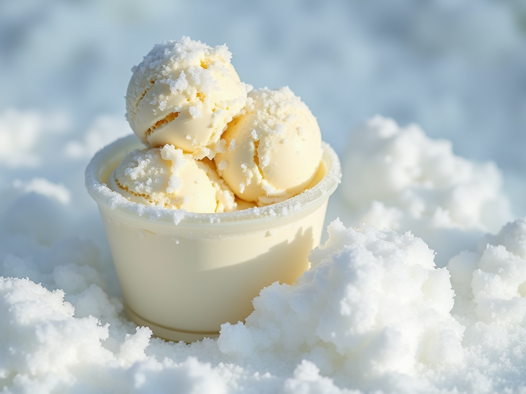 snow cream recipe