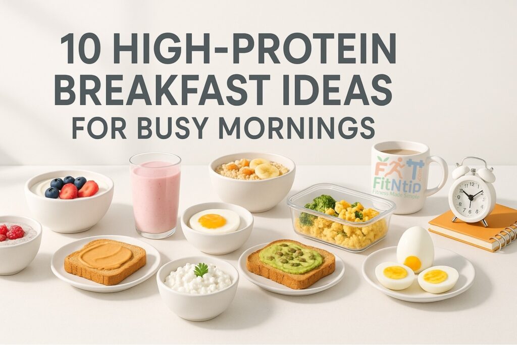 10 High-Protein Breakfast Ideas For Busy Mornings - FitNTip