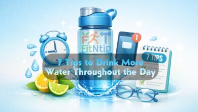7 Tips to Drink More Water Throughout the Day