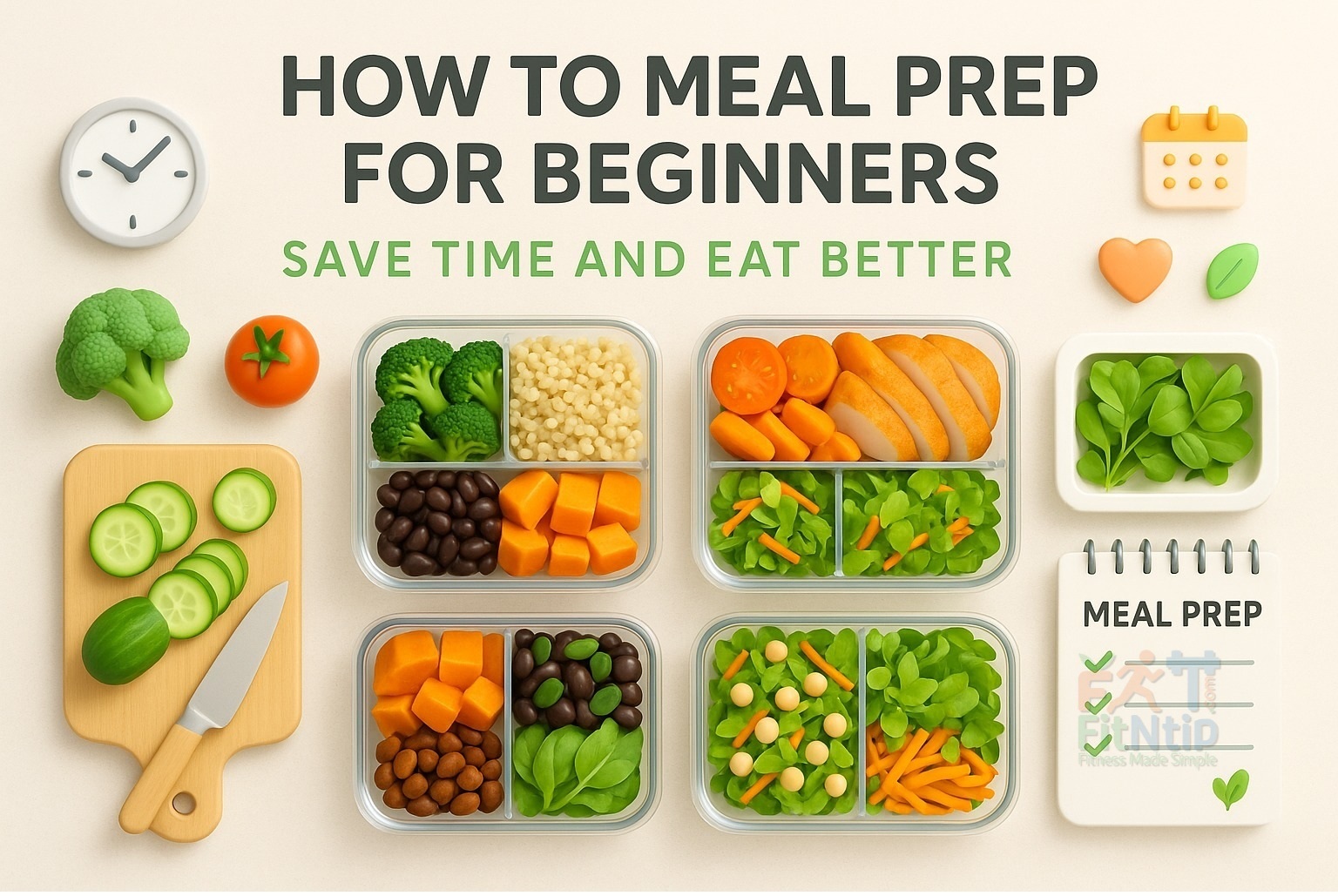 How to Meal Prep for Beginners: Save Time and Eat Better