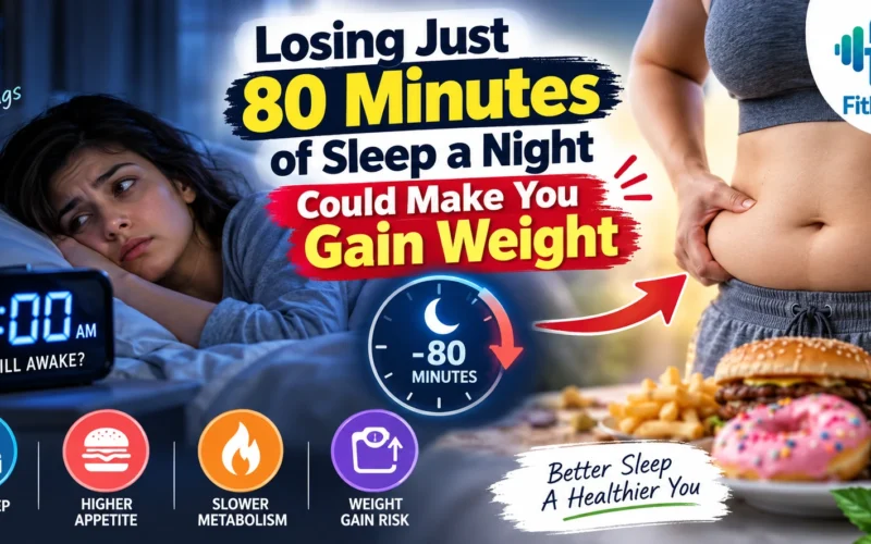 Losing Just 80 Minutes of Sleep a Night Could Make You Gain Weight